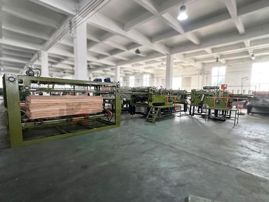 4x8ft L type veneer finger jointing composer machine for plywood making, automatic plywood core jointer