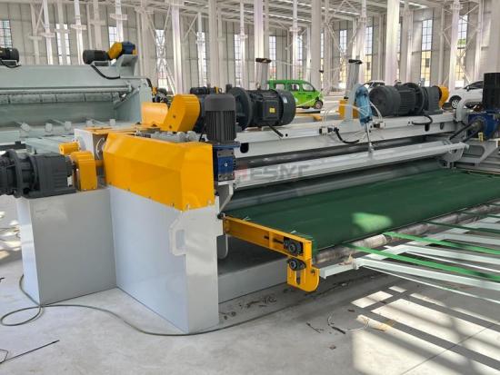 8 FOOT heavy duty veneer spindless lathe, ESMC stable wood veneer peeler